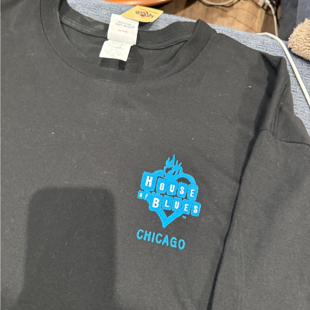 House of Blues Chicago Black T-Shirt , XXL